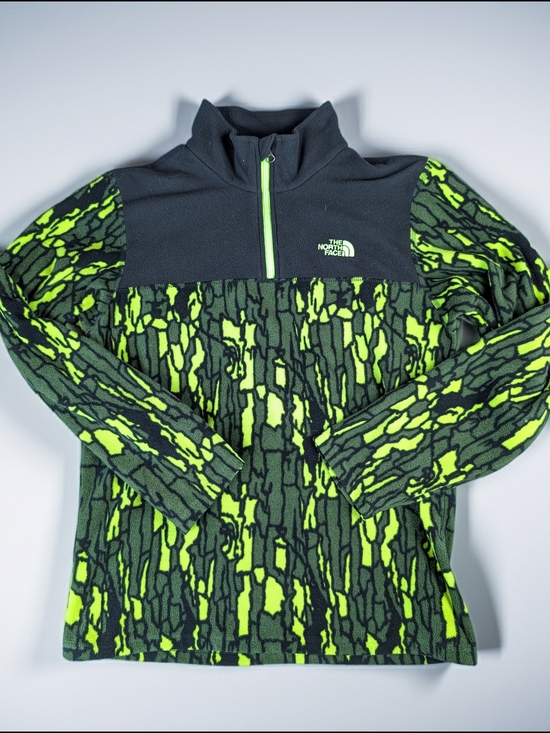 The North Face Other - The North Face 1/4 Zip Pullover Fleece Youth XL 18/20 Florescent Camo
